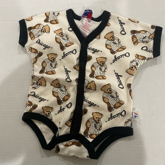 Majestic One Pieces Majestic Baby Chicago White Sox With Bears In